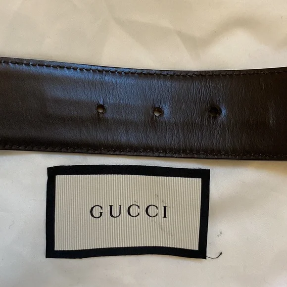 Gucci Supreme Canvas Double GG Belt With Dust Bag - Picture 15 of 17